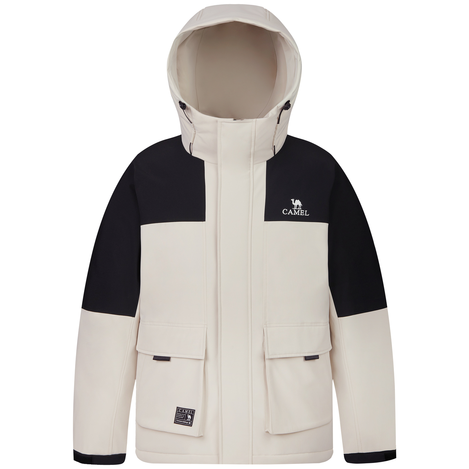 

CAMEL Мужская пуховая куртка, Oat Gray/Phantom Black