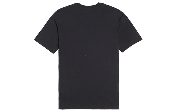 Футболка alphabet logo round neck short sleeve tee 'black swoosh life' Nike, черный — фото 2