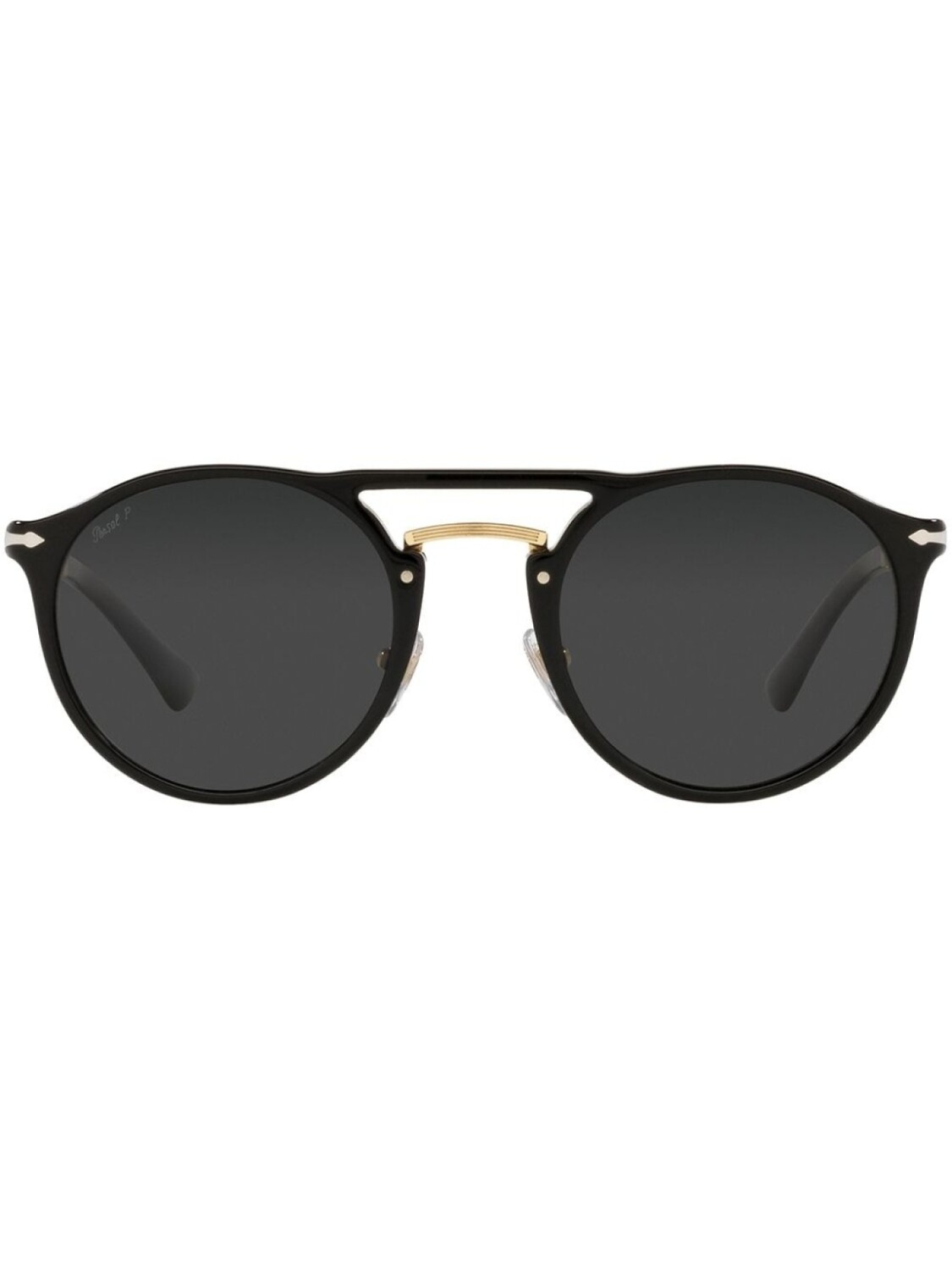 

Солнцезащитные очки в круглой оправе Persol, черный