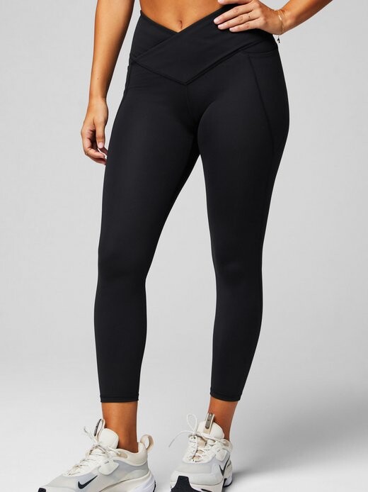 

Леггинсы oasis pureluxe hw crossover 7/8 Fabletics, черный