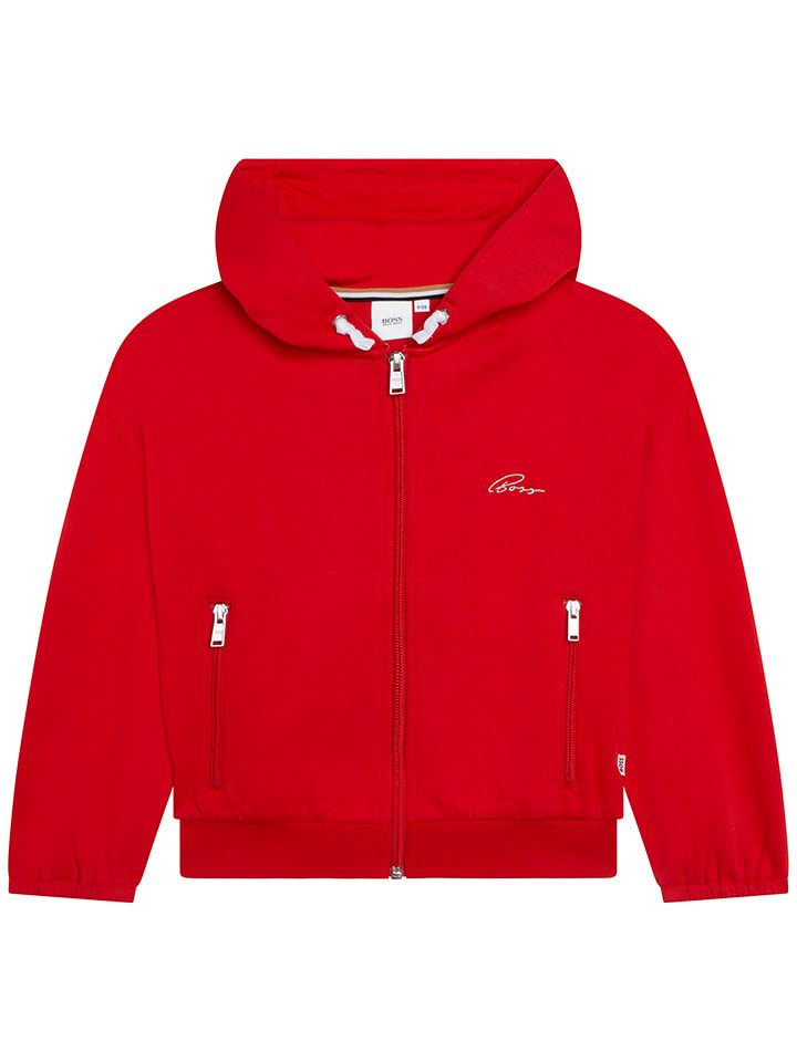 

Толстовка Hugo Boss Kids, красный