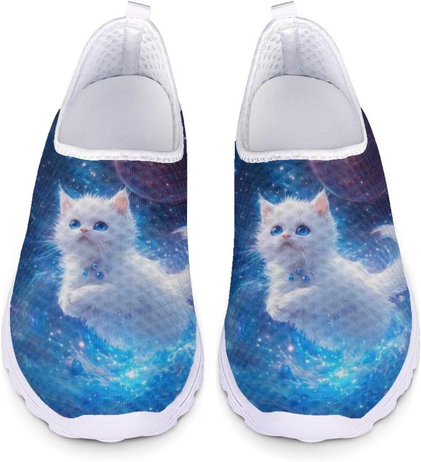 

Кроссовки Forchrinse Panda для женщин и мужчин Go Walk Slip-on для бега и ходьбы, синий