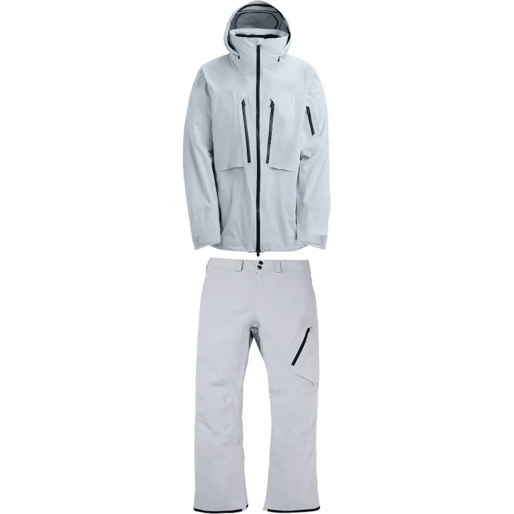 

BURTON Горнолыжный костюм AK, комплект мужской одежды D27O, верх Cloud Gray + низ Gray White, Белый, BURTON Горнолыжный костюм AK, комплект мужской одежды D27O, верх Cloud Gray + низ Gray White