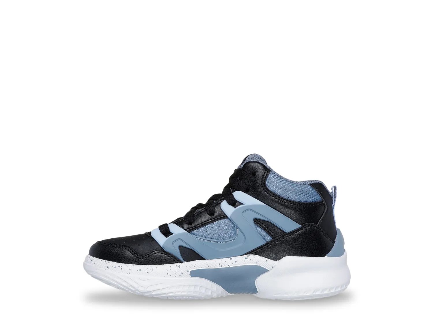 Кроссовки Skechers Court Hype Sneaker - Kids', черный/синий/белый — фото 2