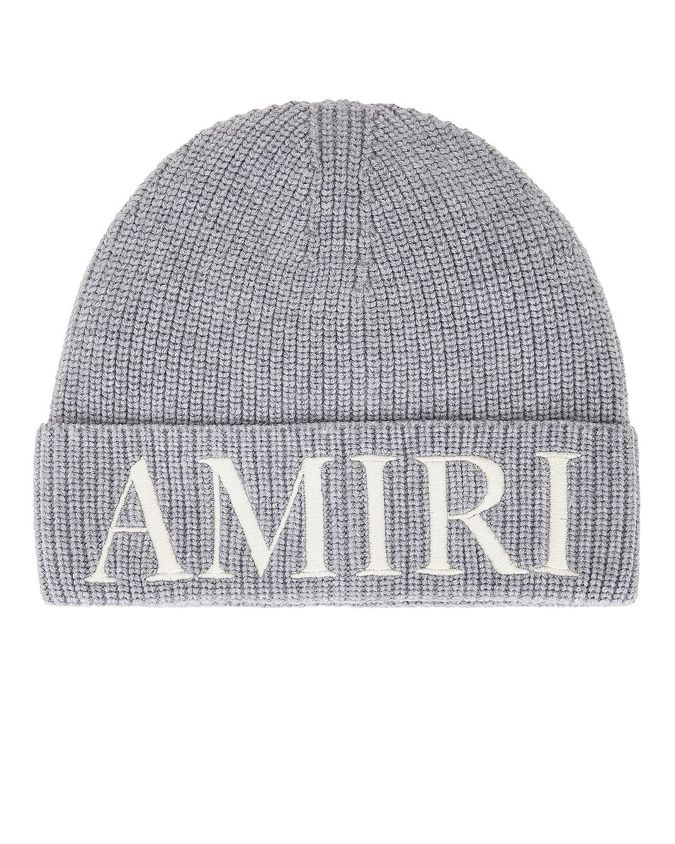 

Шапка мужская Beanie Amiri, серый