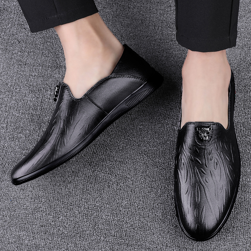 BAGE Мужские повседневные кроссовки Low Top черные, цвет Black — фото 4