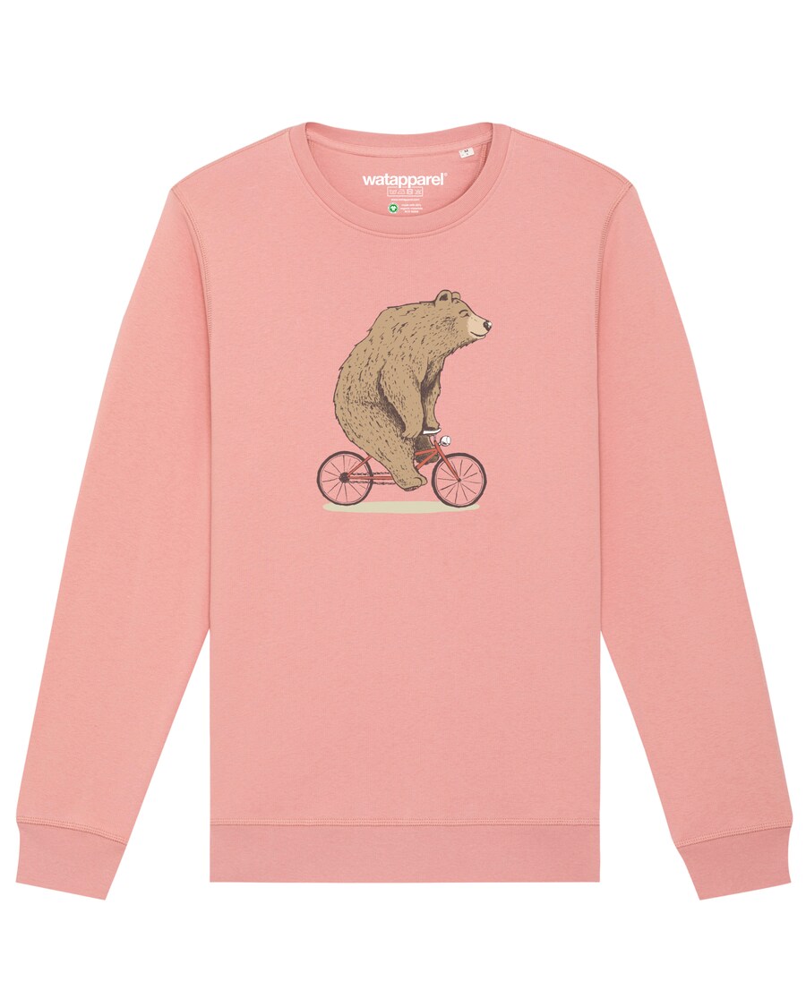 

Свитер Watapparel Sweatshirt Fahrradbär, розовый