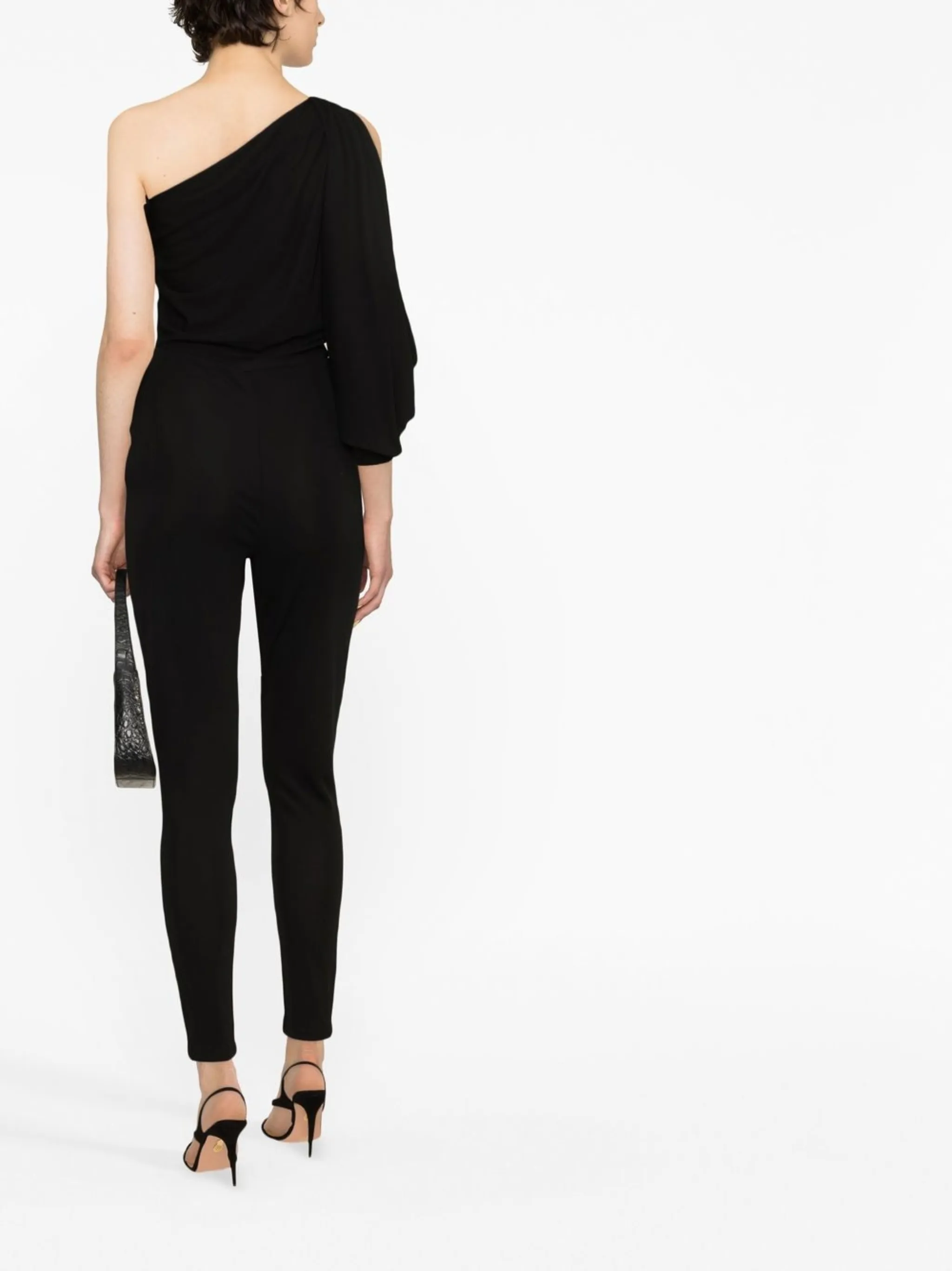 Комбинезон на одно плечо Saint Laurent, черный — фото 3