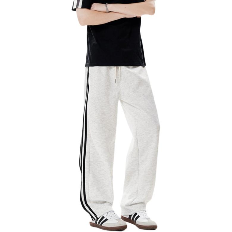 

Модные повседневные брюки Unisex VanCamel, белый heather серый