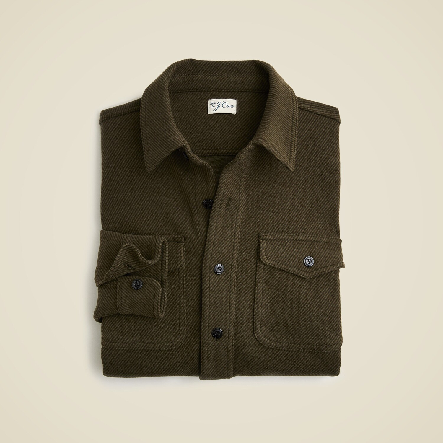 

Рубашка из мягкой трикотажной ткани Seaboard в клетку J.Crew, зеленый