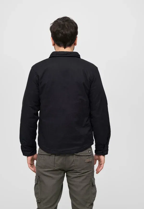 Куртка легкая Brandit Lumberjacket, черный — фото 3