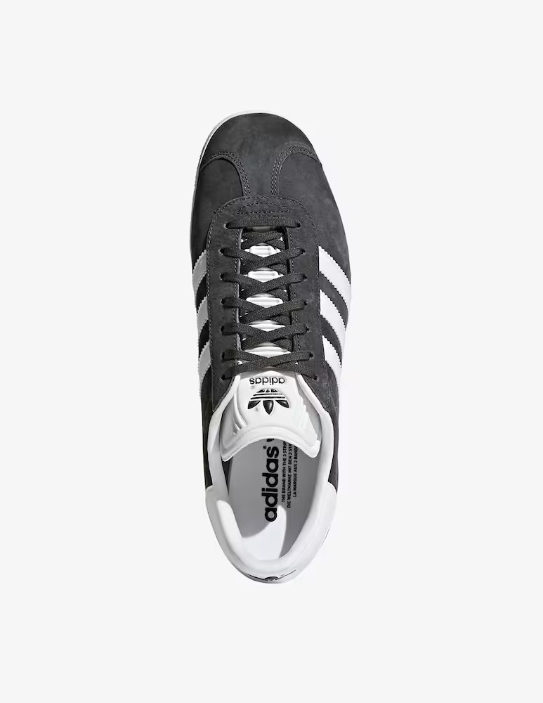 Кроссовки Газель Adidas Originals, серый — фото 3