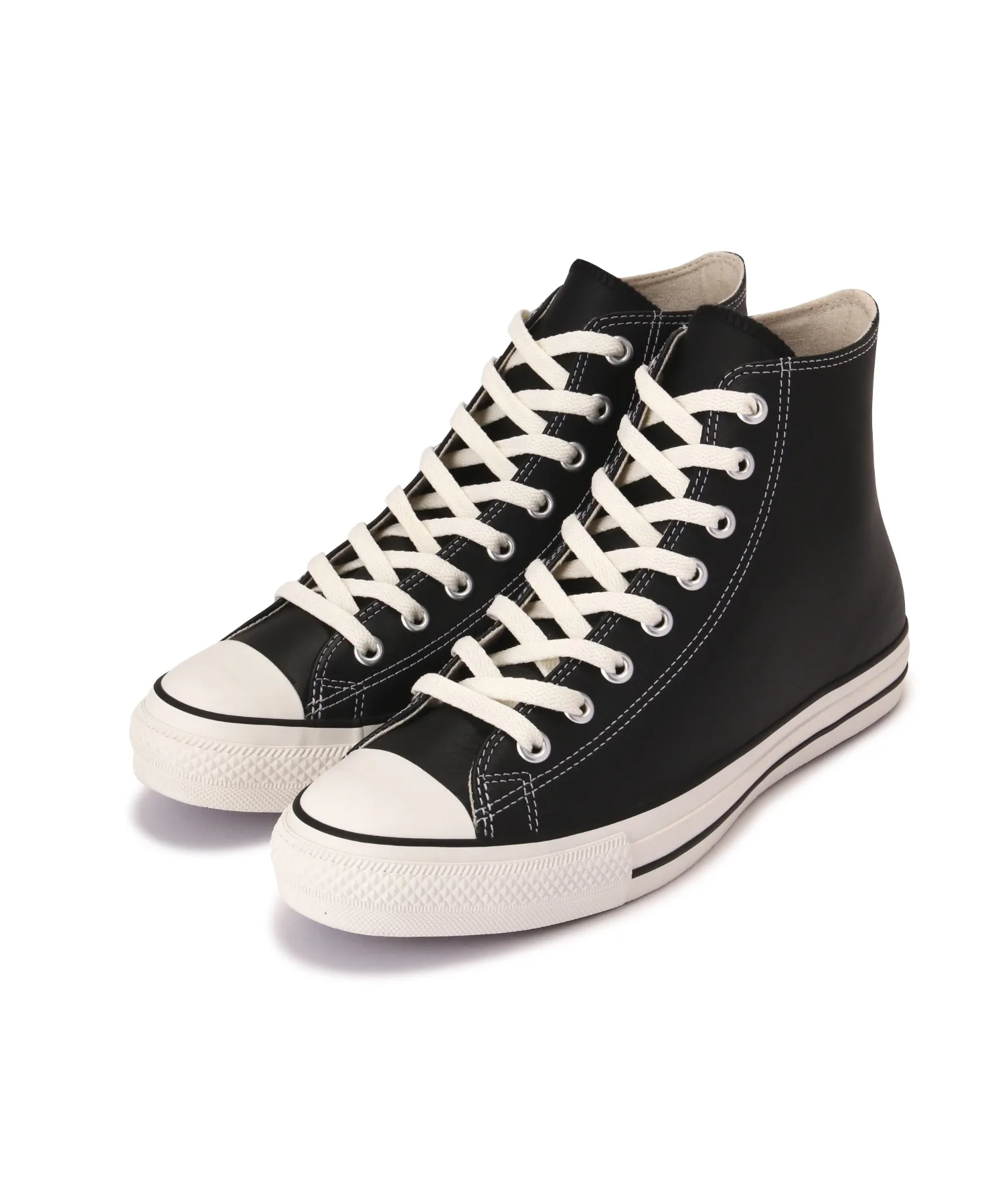 Унисекс кожаные высокие кеды ALL STAR R HI CONVERSE чёрные