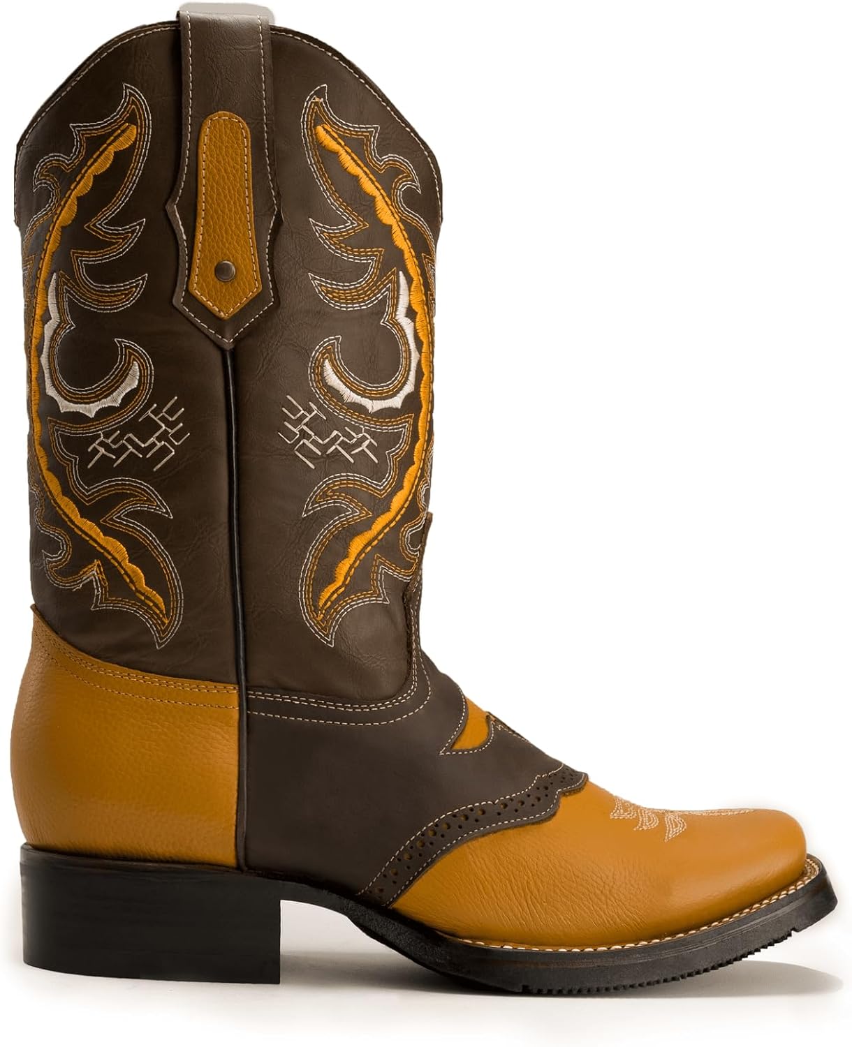 

Мужские западные сапоги Joe Boots VE030: ковбойские и родео сапоги с квадратным носком из натуральной кожи Joe Exclusive, коричневый