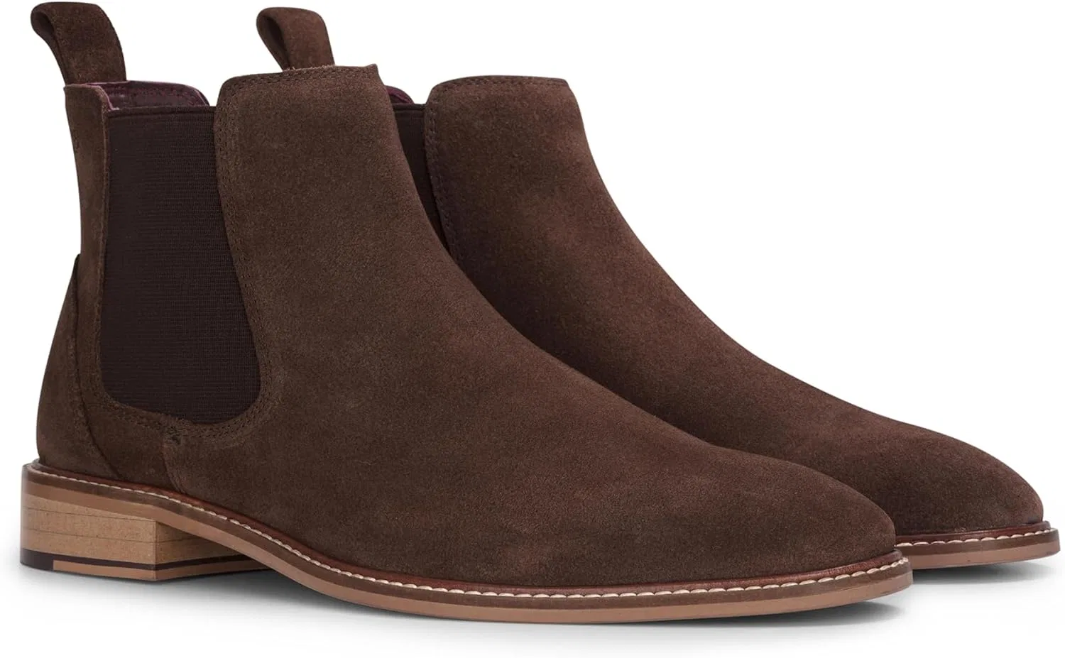 Мужские замшевые ботильоны-челси Infinity Leather из натуральной кожи, Brown — фото 2