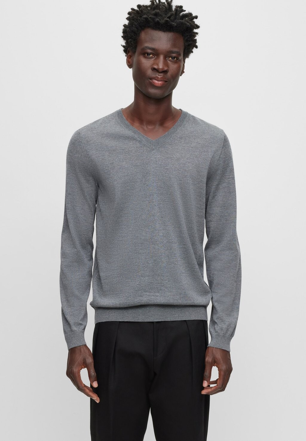

Свитер BOSS MELBA, цвет Medium Grey, Серый, Свитер BOSS MELBA, цвет Medium Grey