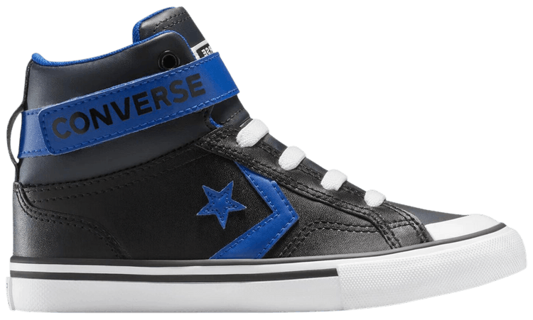 

Кроссовки Converse Pro Blaze Strap Leather EasyOn High PS 'Black Blue', черный