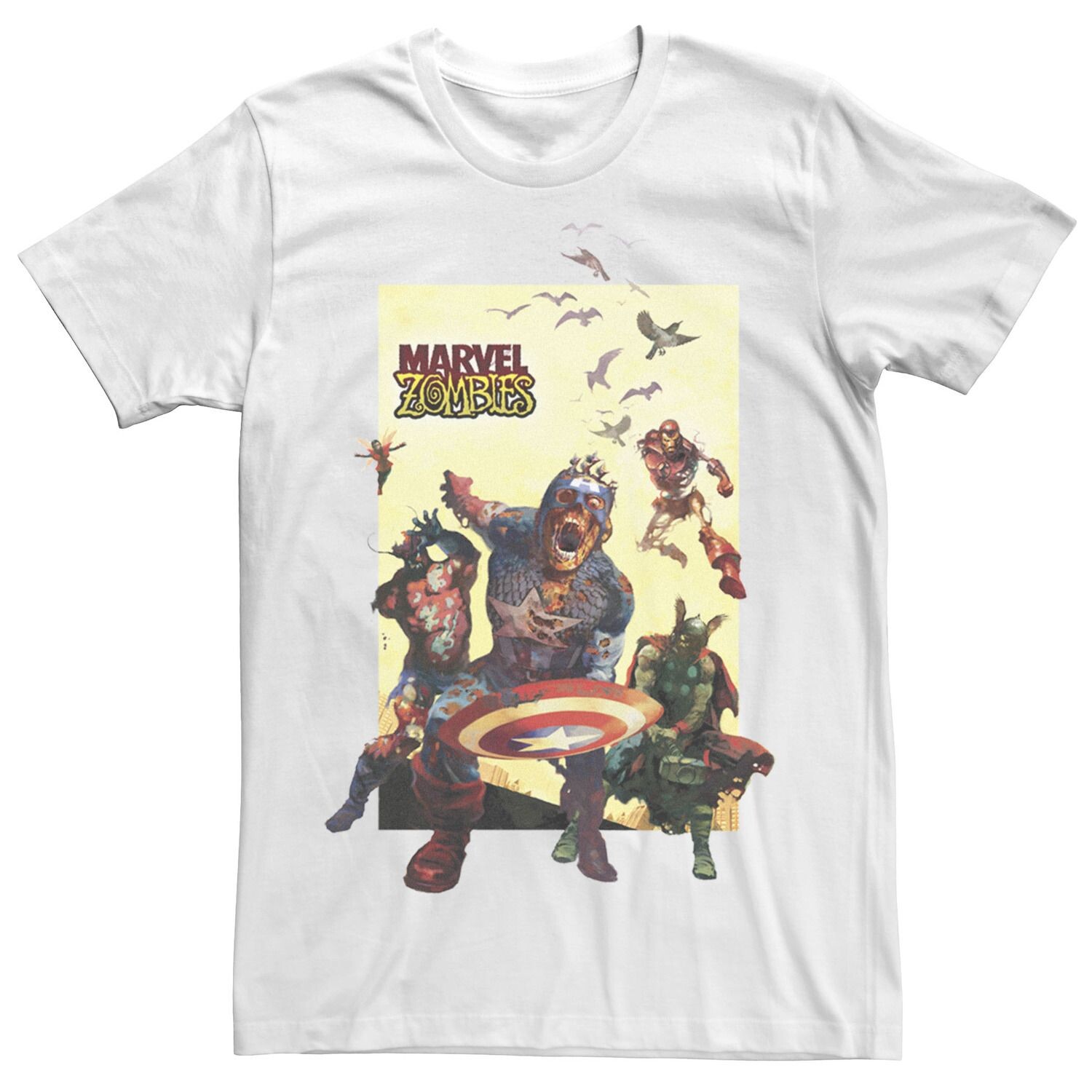 

Мужская футболка с рисунком зомби Avengers Group Shot Zombie Marvel