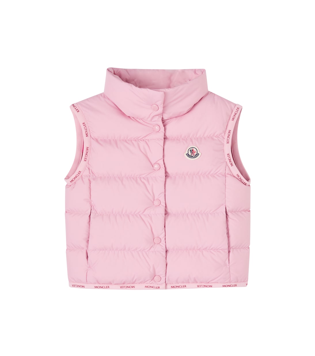 

Пуховая жилетка Badia Moncler Enfant, розовый