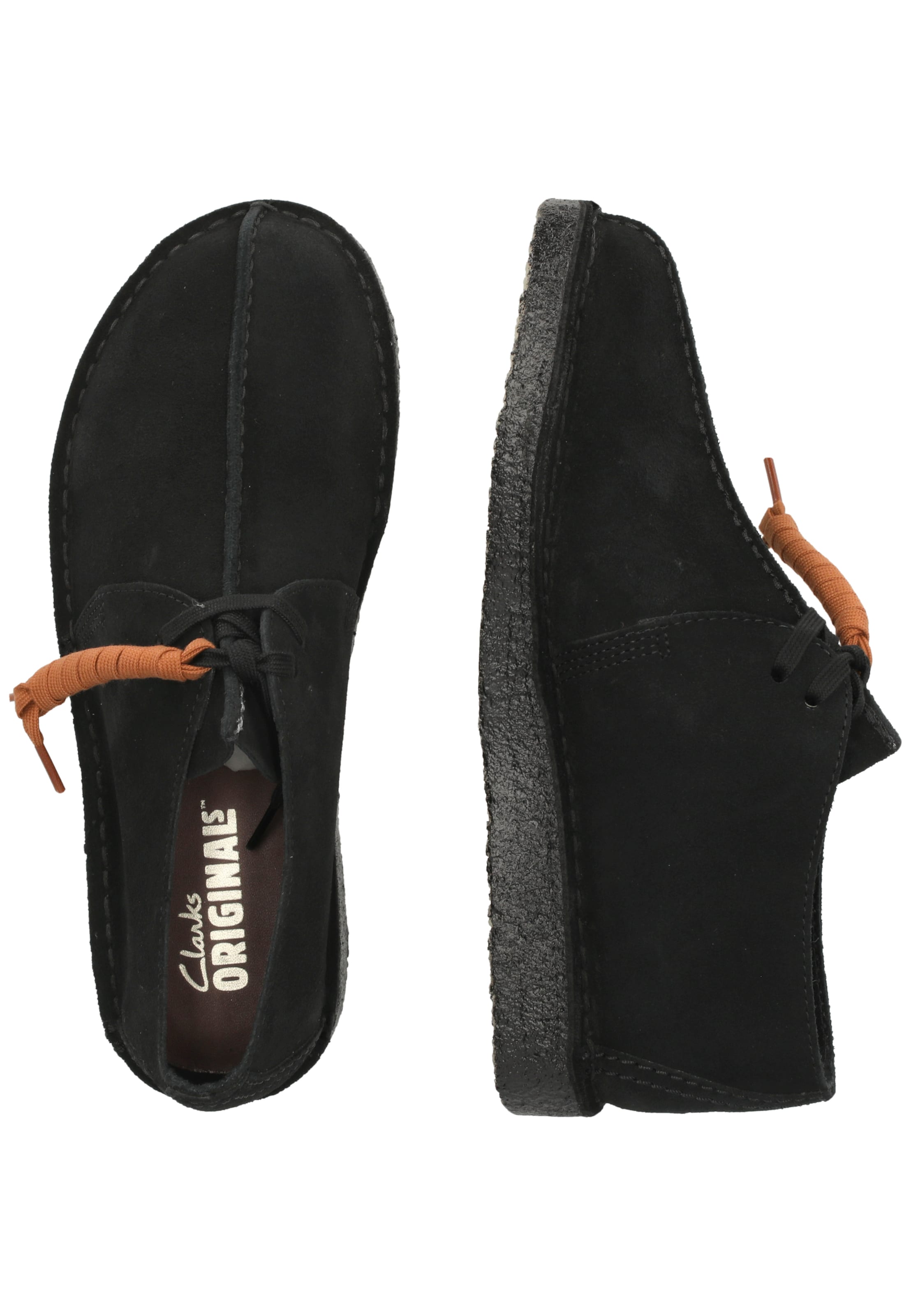 CLARKS Шнурованные ботинки 'Desert Trek' в черном цвете — фото 4