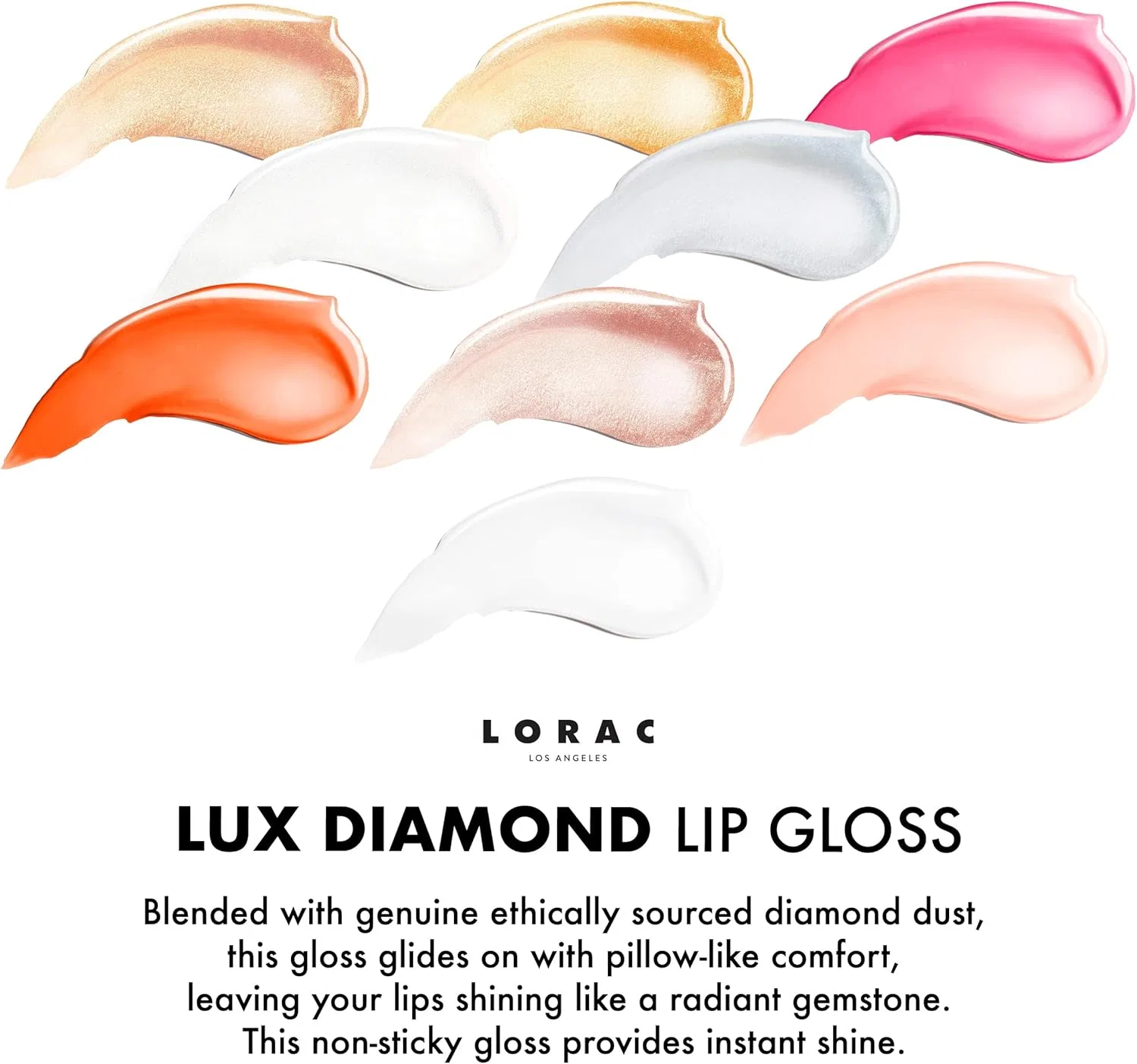 Блеск для губ LORAC LUX Diamond Lip Gloss Pink Sand — фото 3