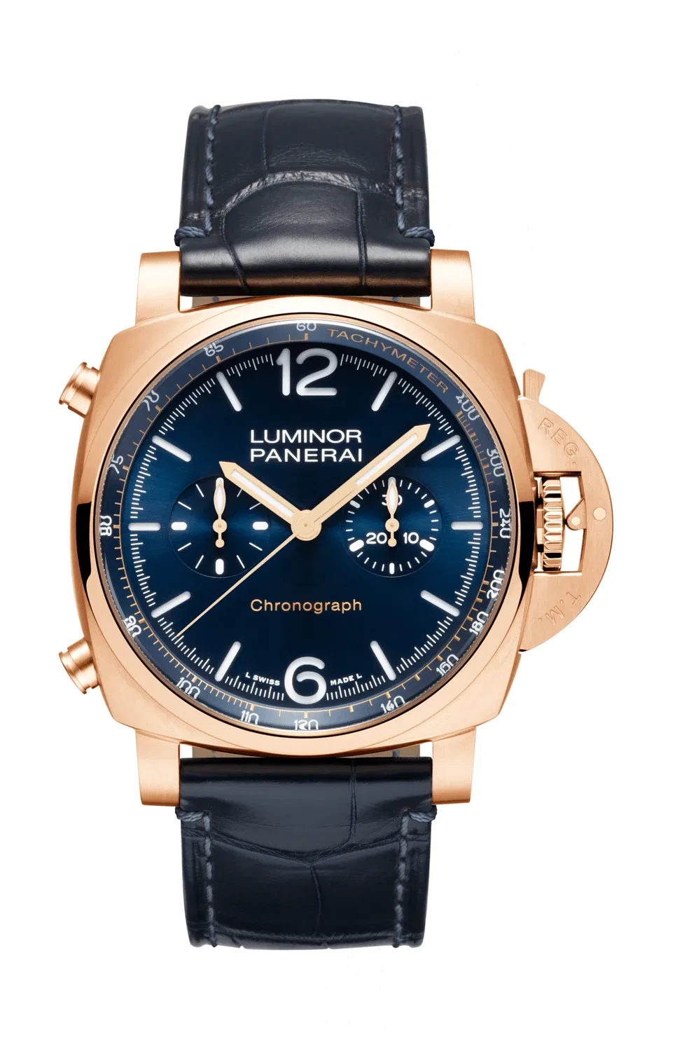 Люминор Хроно Голдтек Блю Нотте - PAM01111 PANERAI, золотой