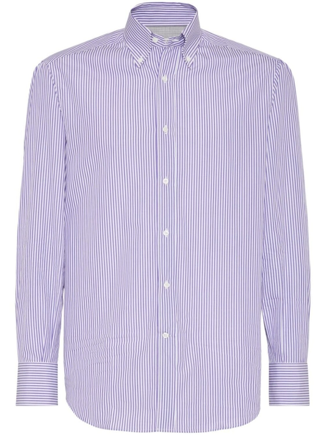 

Brunello Cucinelli полосатая рубашка, фиолетовый