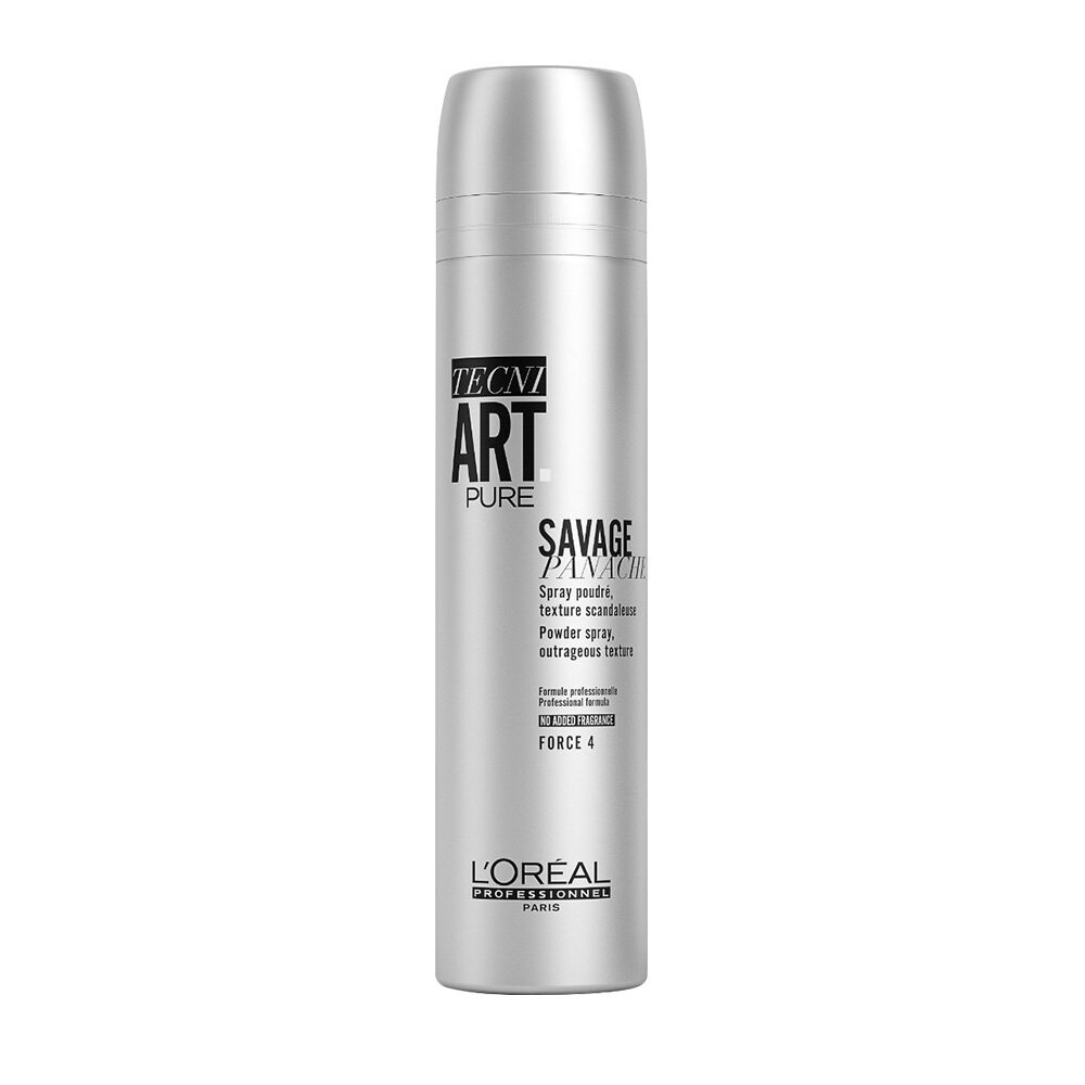 

L'Oreal Professionnel, Tecni Art Pure Savage Panache Powder Spray, спрей-спрей Force 4 без запаха, 250 мл L'Oréal Professionnel