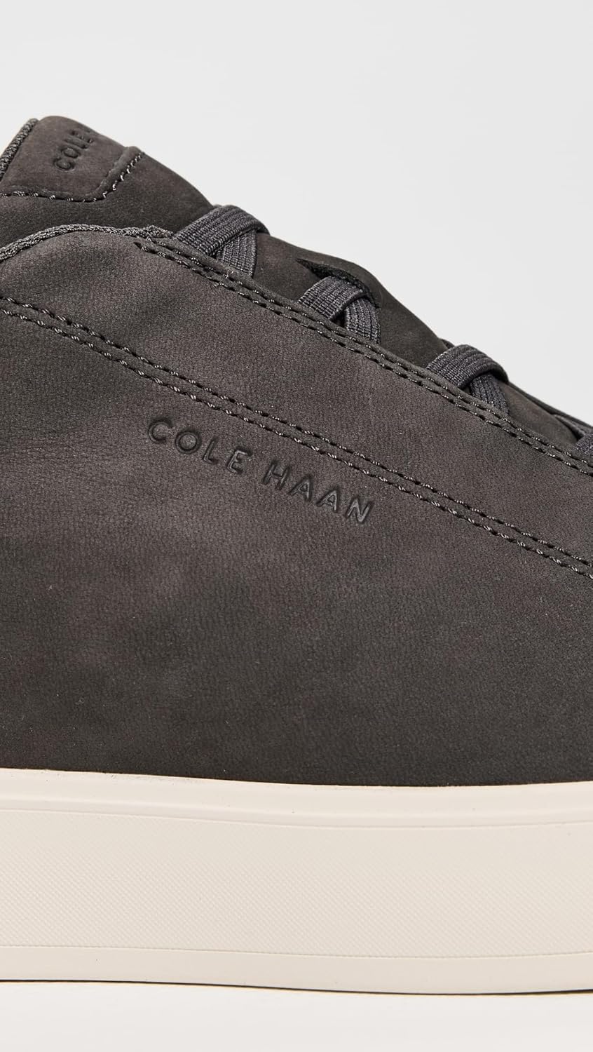 Мужские слипоны Cole Haan Grandpro Luxe, Raven Nubuck/Silver Birch — фото 4
