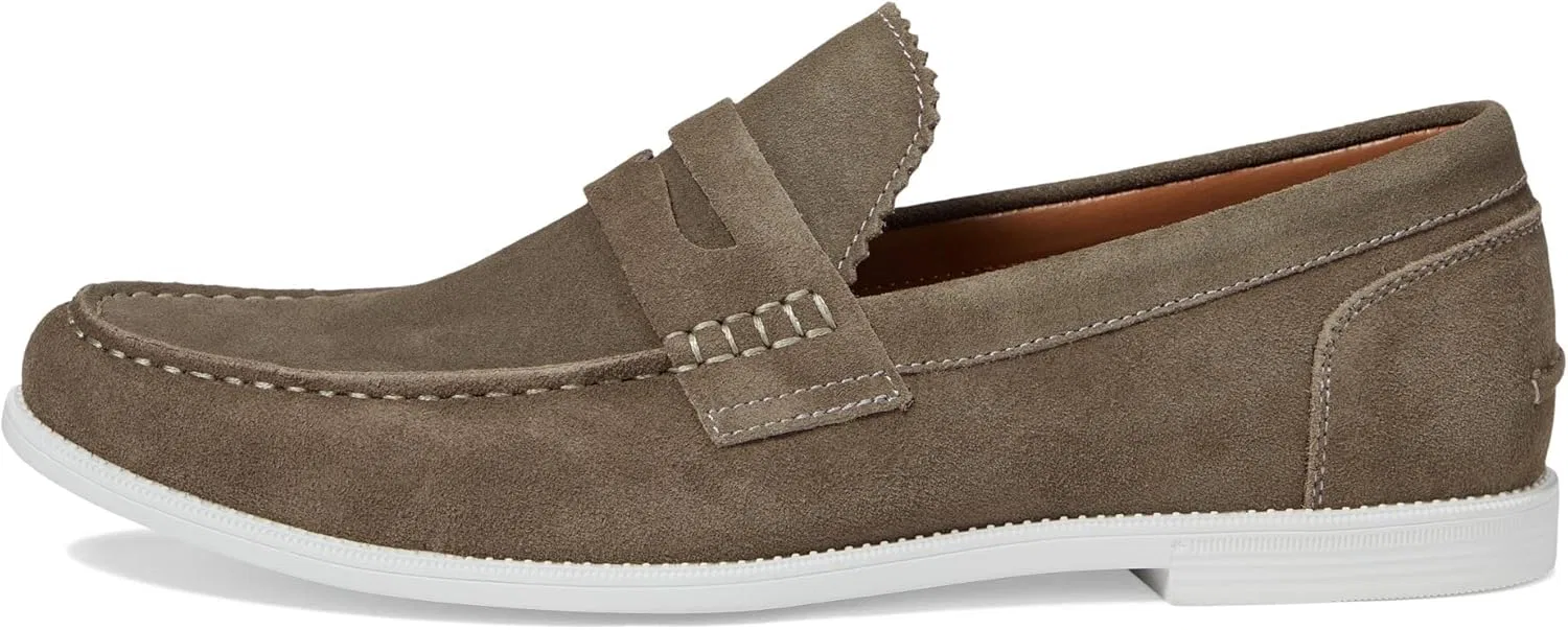 Мужские лоферы Steve Madden Ramsee Penny, Taupe Suede — фото 4