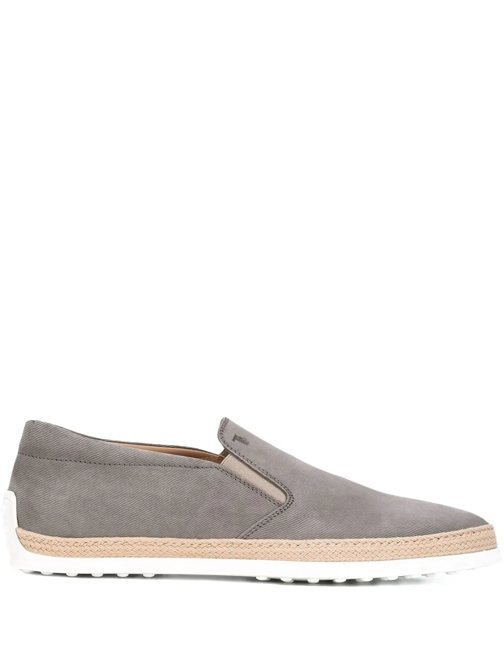 

Лоферы-слипон TOD'S, серый