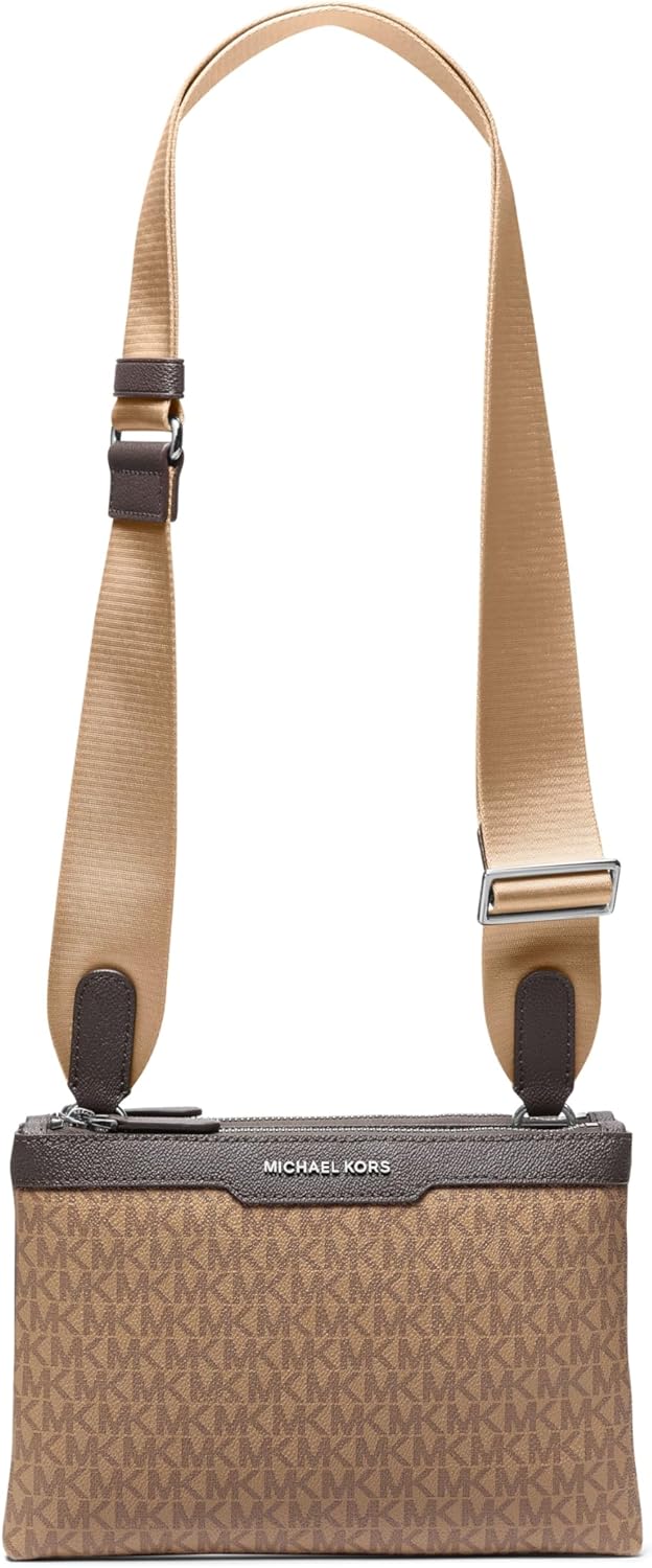 

Сумка Michael Kors Hudson Accordion Crossbody Bag, Light Gunmetal, Light Gunmetal Hardware/Husk Signature