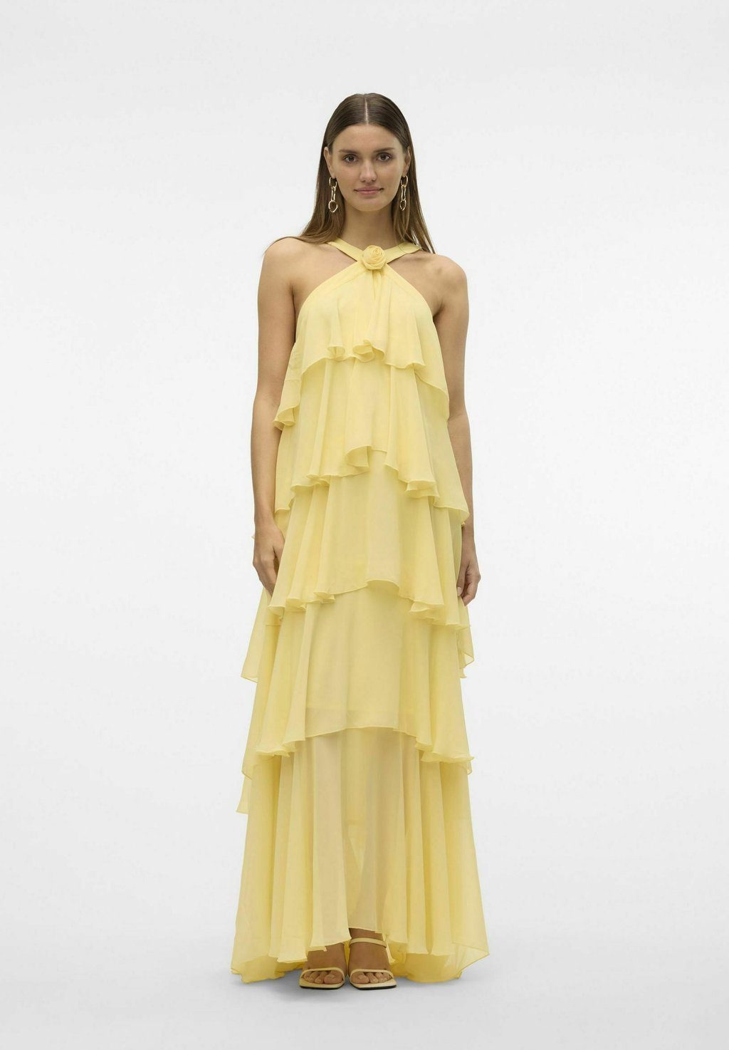 

Вечернее платье VMFELICIA RUFFLE Vero Moda, светло-желтый