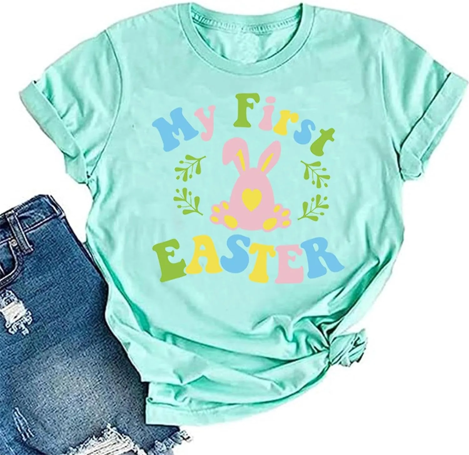 

Футболка с пасхальным кроликом MMIUAEG