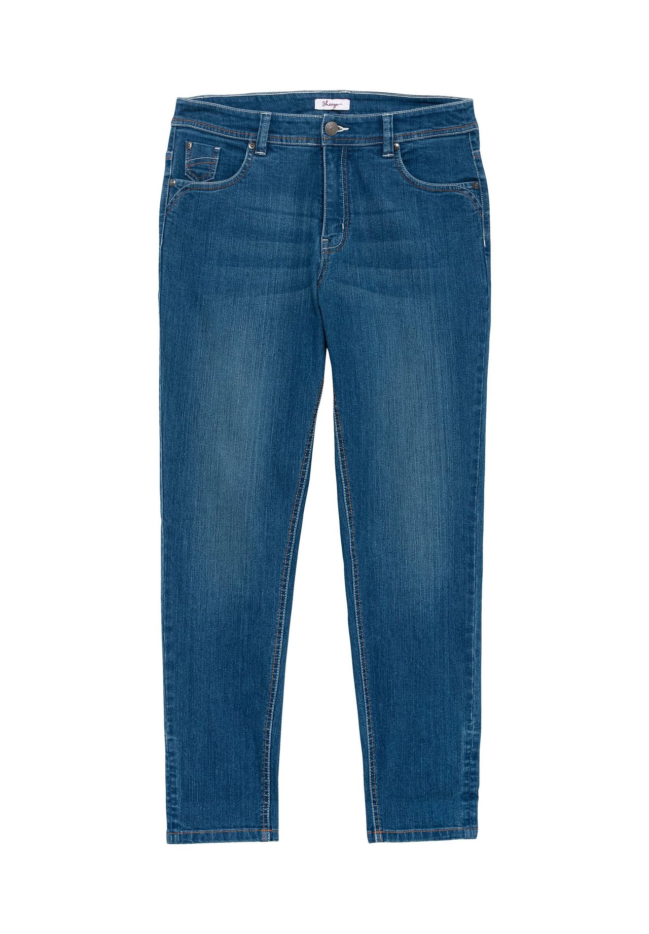 

Джинсы «Die Schmale» с двухцветными контрастными швами Sheego, цвет Blue Denim