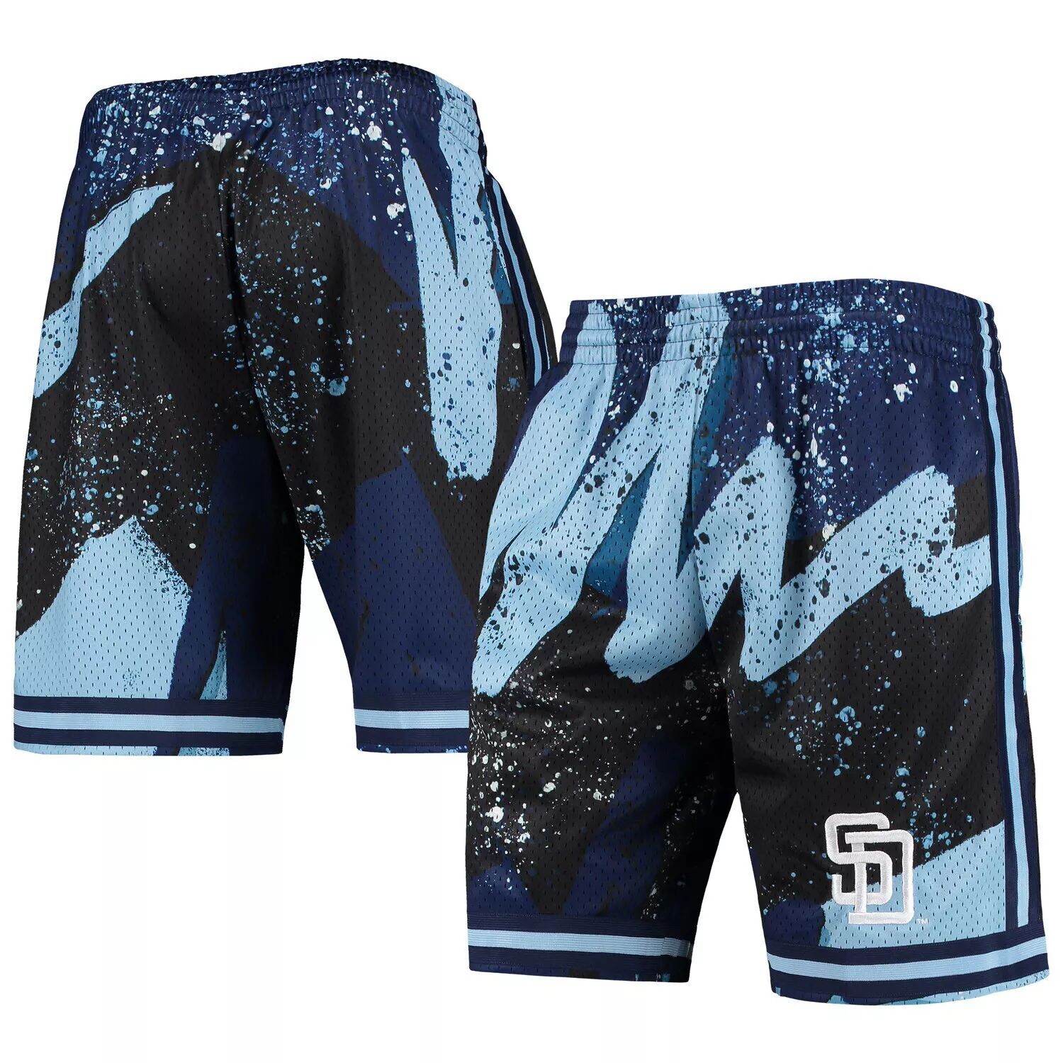 

Мужские черные шорты Mitchell & Ness San Diego Padres Hyper Hoops