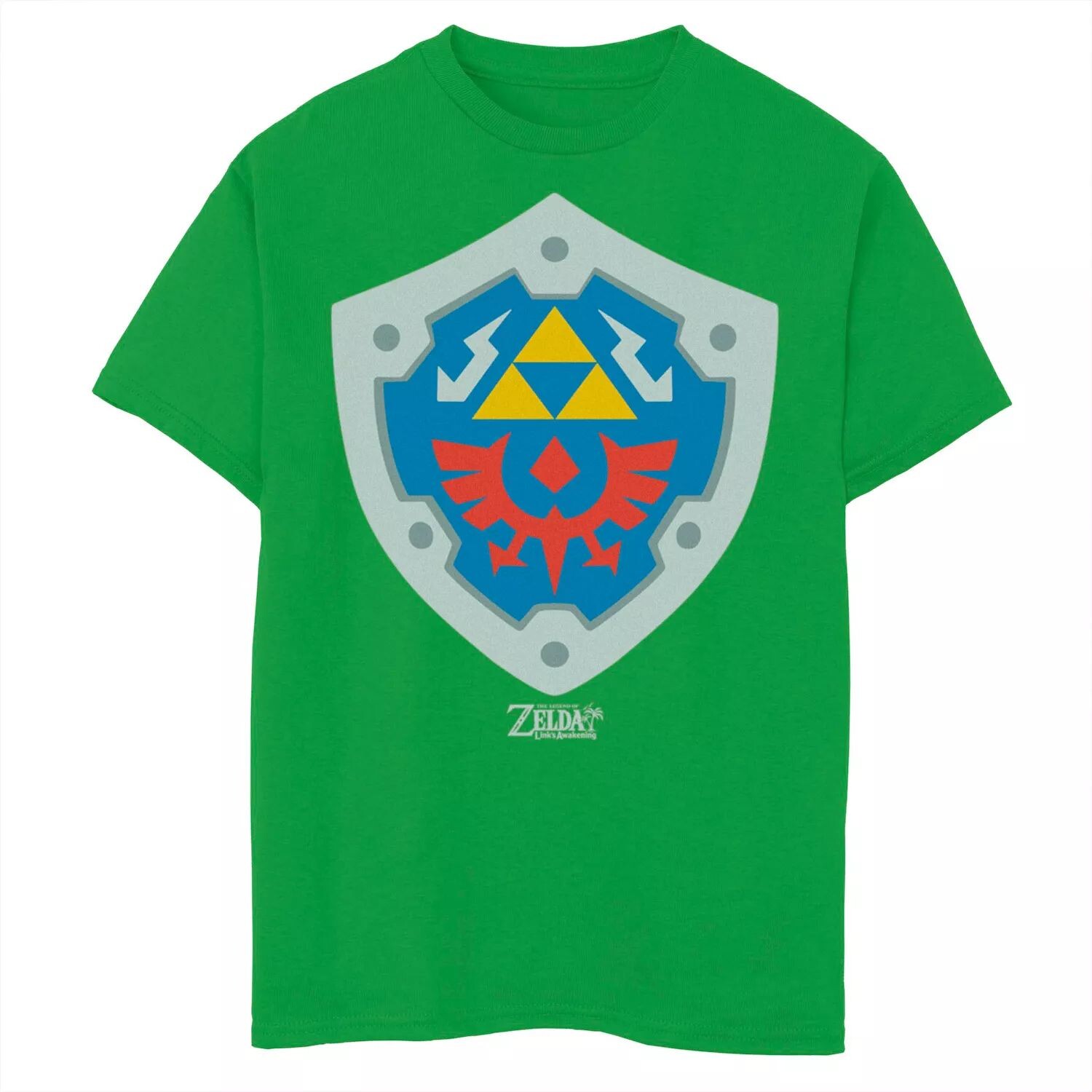 

Футболка с рисунком Nintendo Legend Of Zelda Links Awakening Hylian Shield для мальчиков 8–20 лет Licensed Character