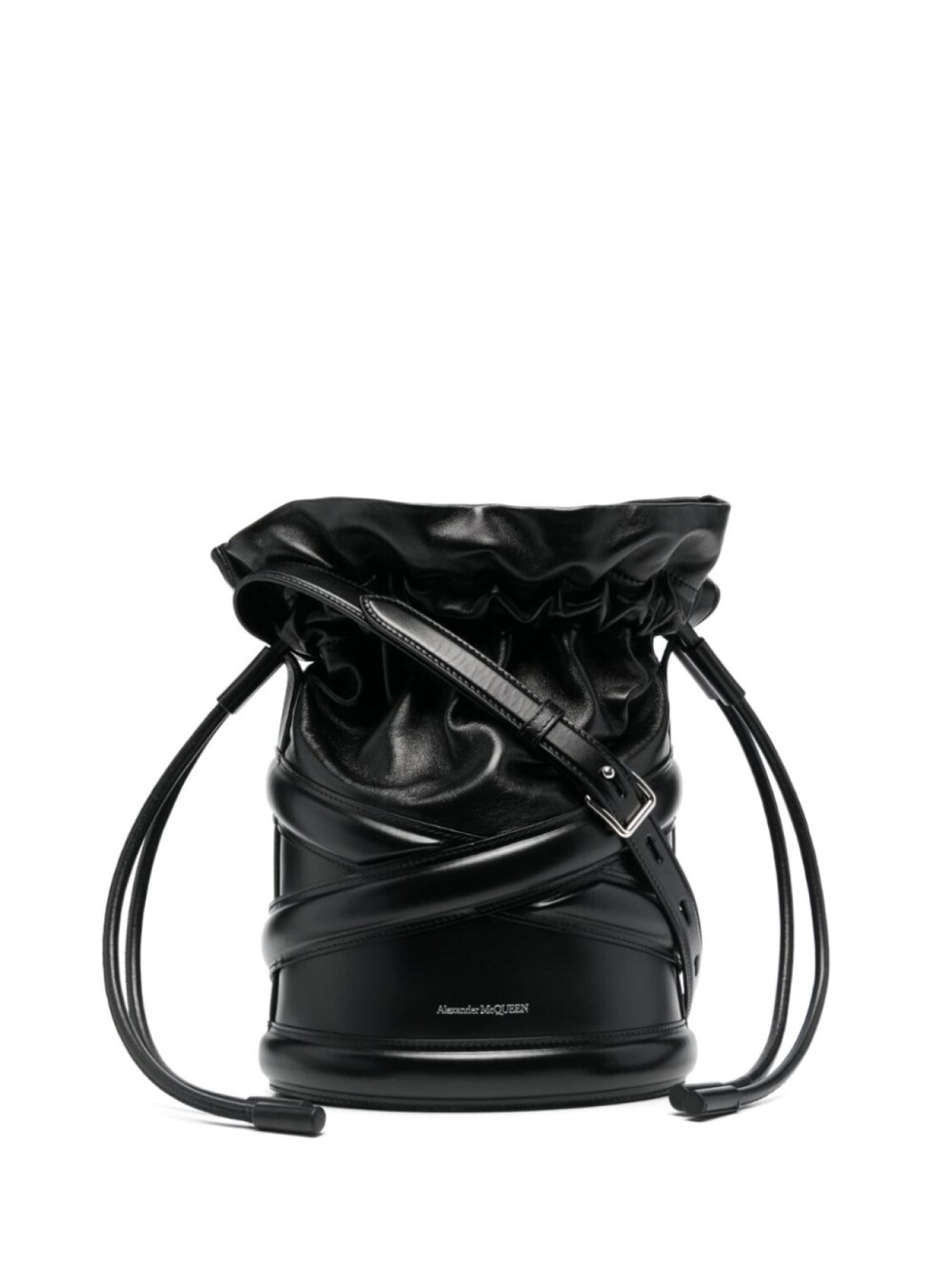 

Alexander McQueen сумка-ведро The Soft Curve, черный