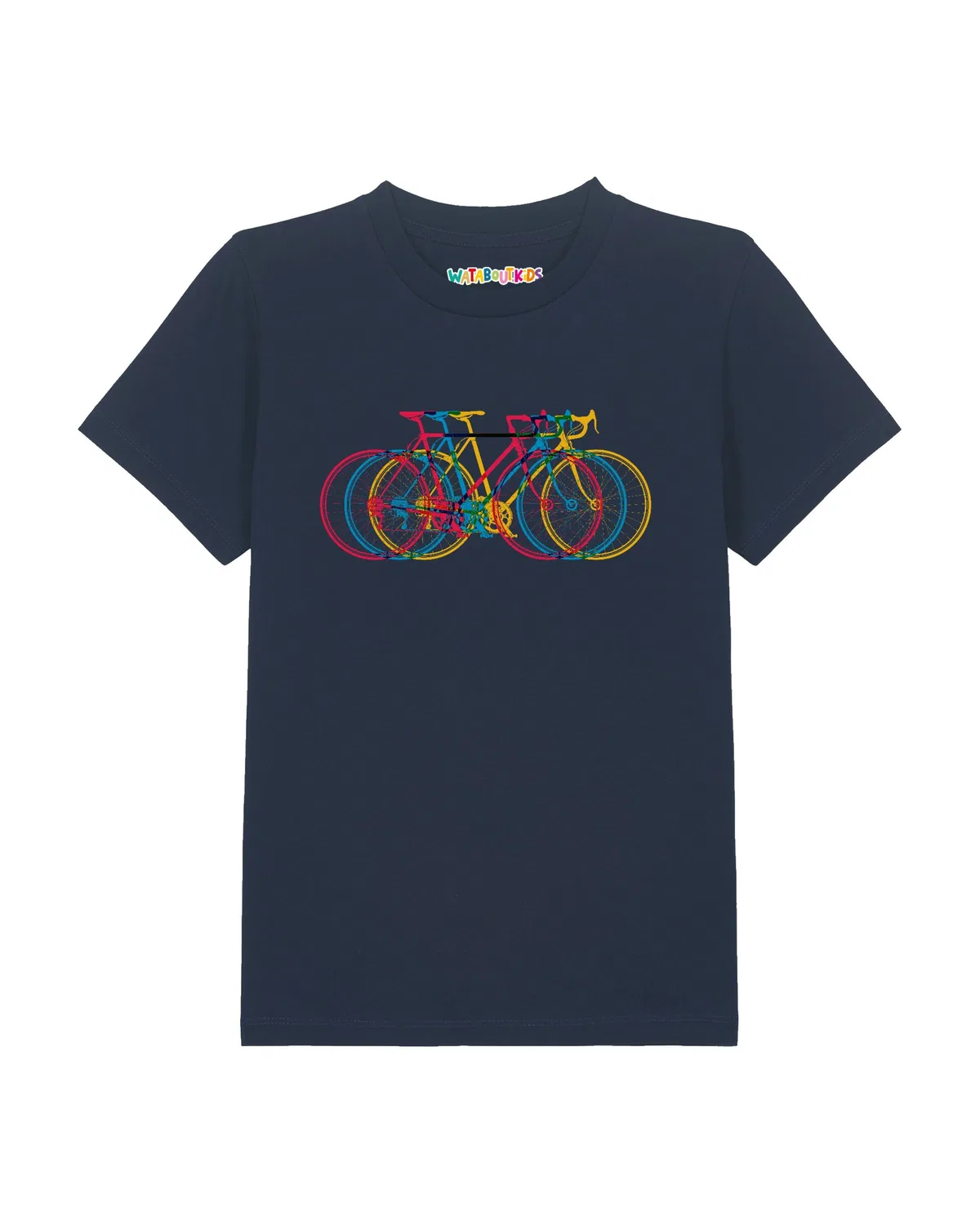 Футболка 'Fahrräder' Watabout.Kids, Blue/Navy