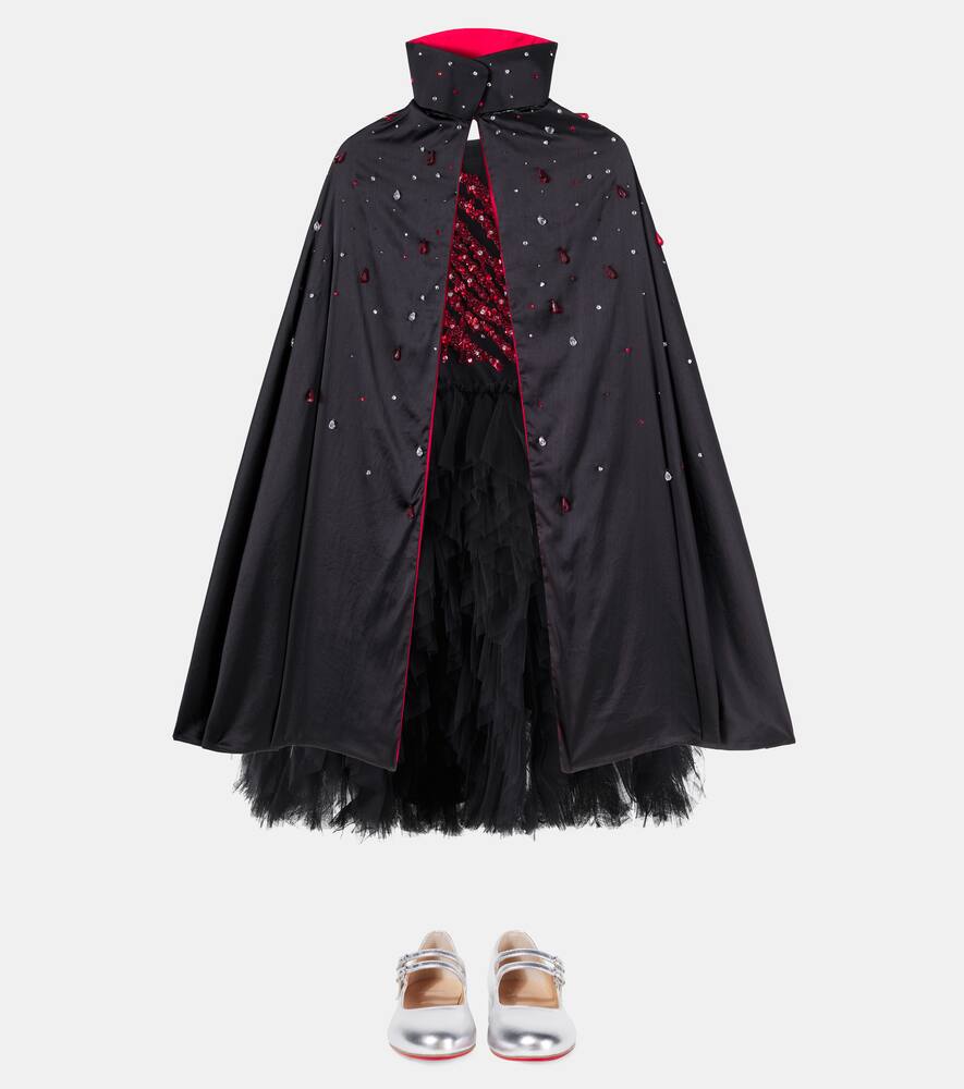 Платье Full Moon Frenzy из хлопка и тюля Tutu Du Monde, Black — фото 2