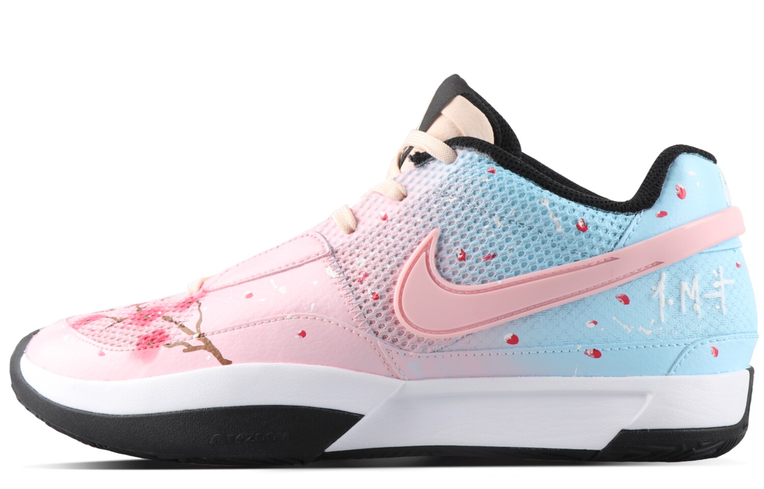 

Баскетбольные кроссовки Ja 1 мужские низкие розовые синие Nike