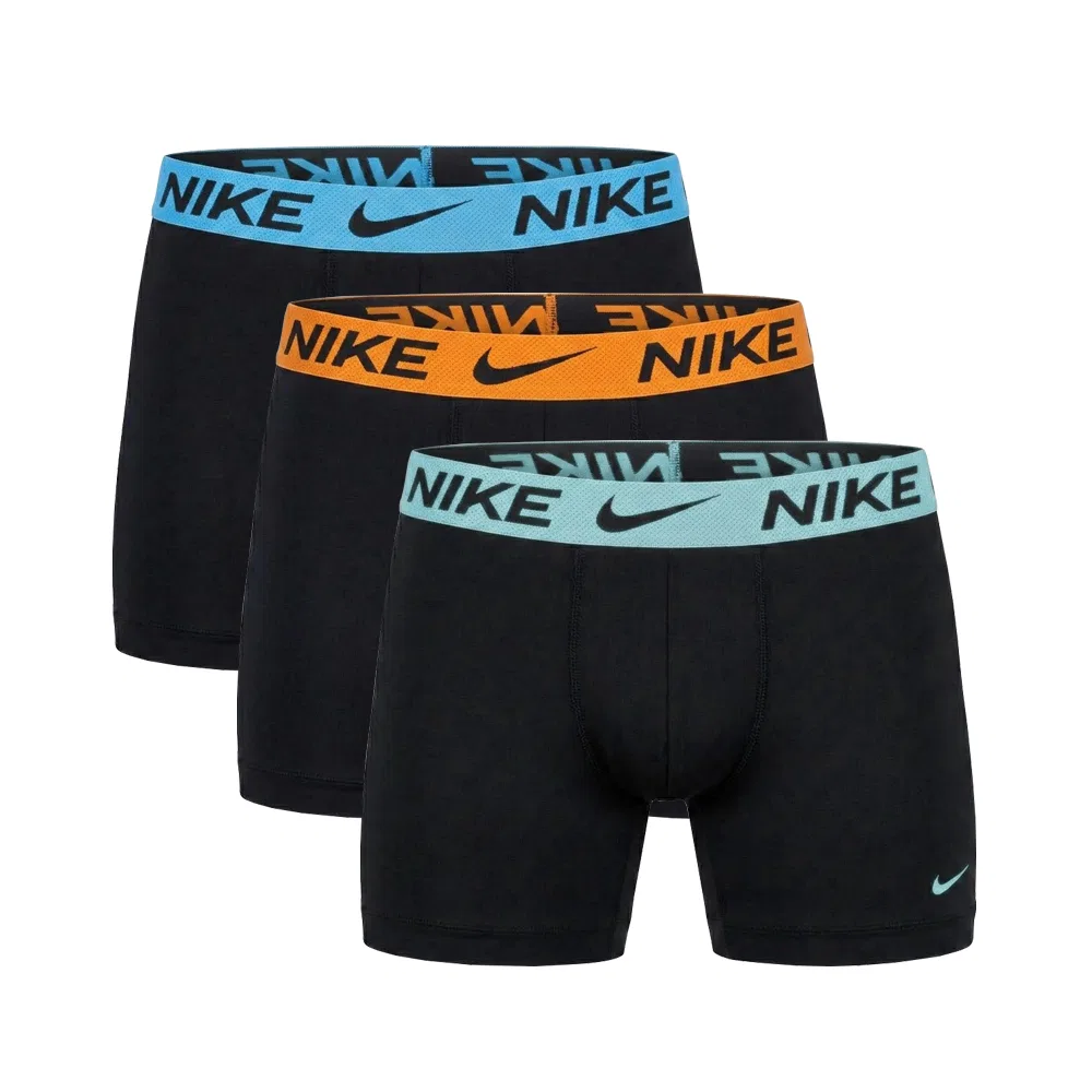 Мужские трусы-боксеры Nike Underwear, 3 шт., чёрные, от Nike Swim