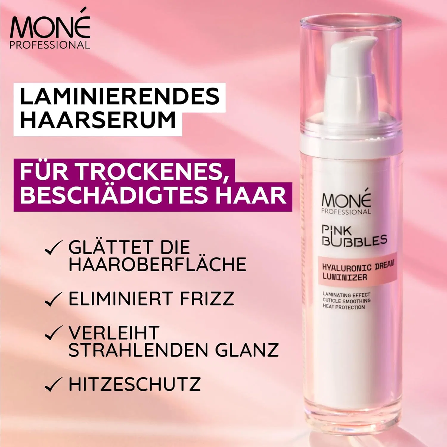 Сыворотка для волос MONÉ PROFESSIONAL Hyaluronic Dream Luminizer, 150 мл Moné — фото 2