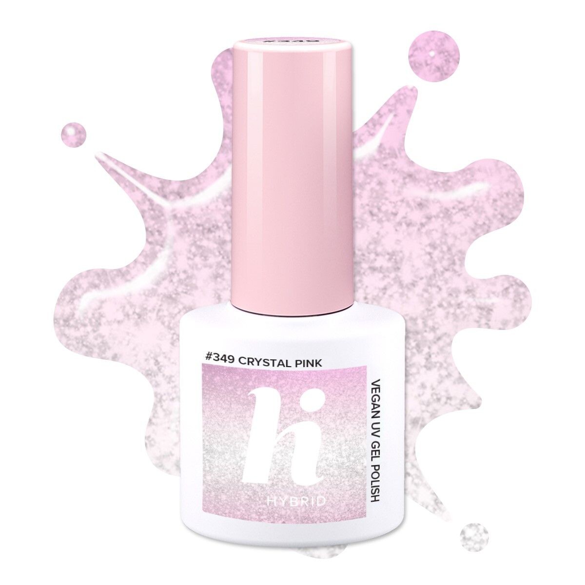 

Гибридный лак для ногтей Hi Hybrid, 349 Crystal Pink