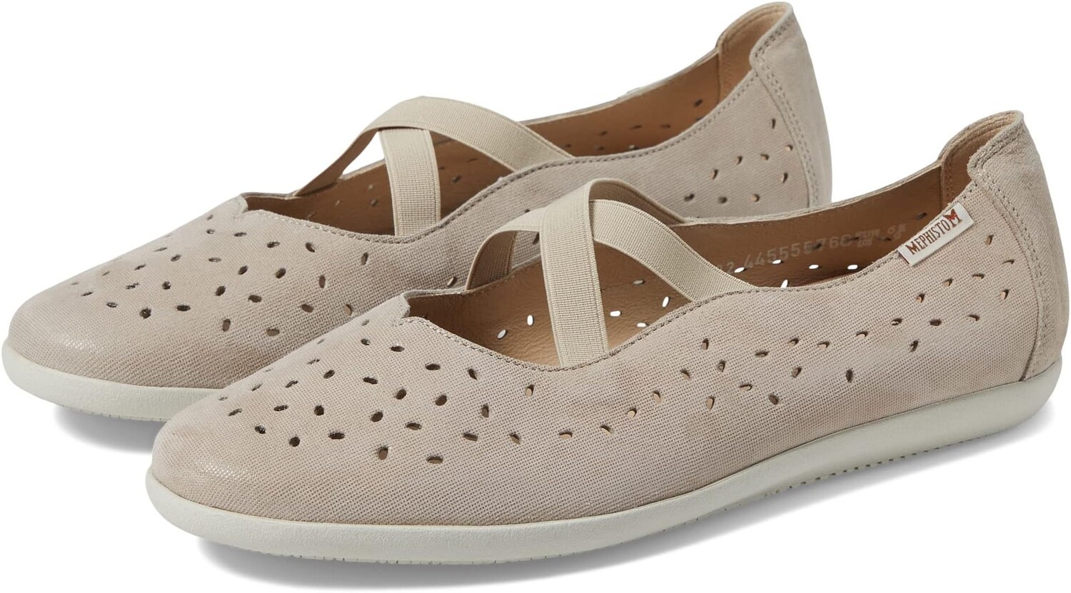 Балетки Karla Perf Mephisto, цвет Light Taupe Nubuck