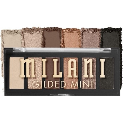 Мини-палитра теней для век Milani Gilded с 6 матовыми и мерцающими оттенками Call Me Old-Fashioned