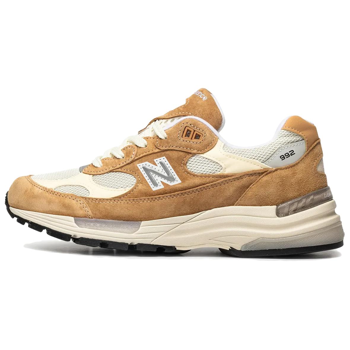Кроссовки 992 Made In Usa 'Sweet Caramel' New Balance, Brown Beige
