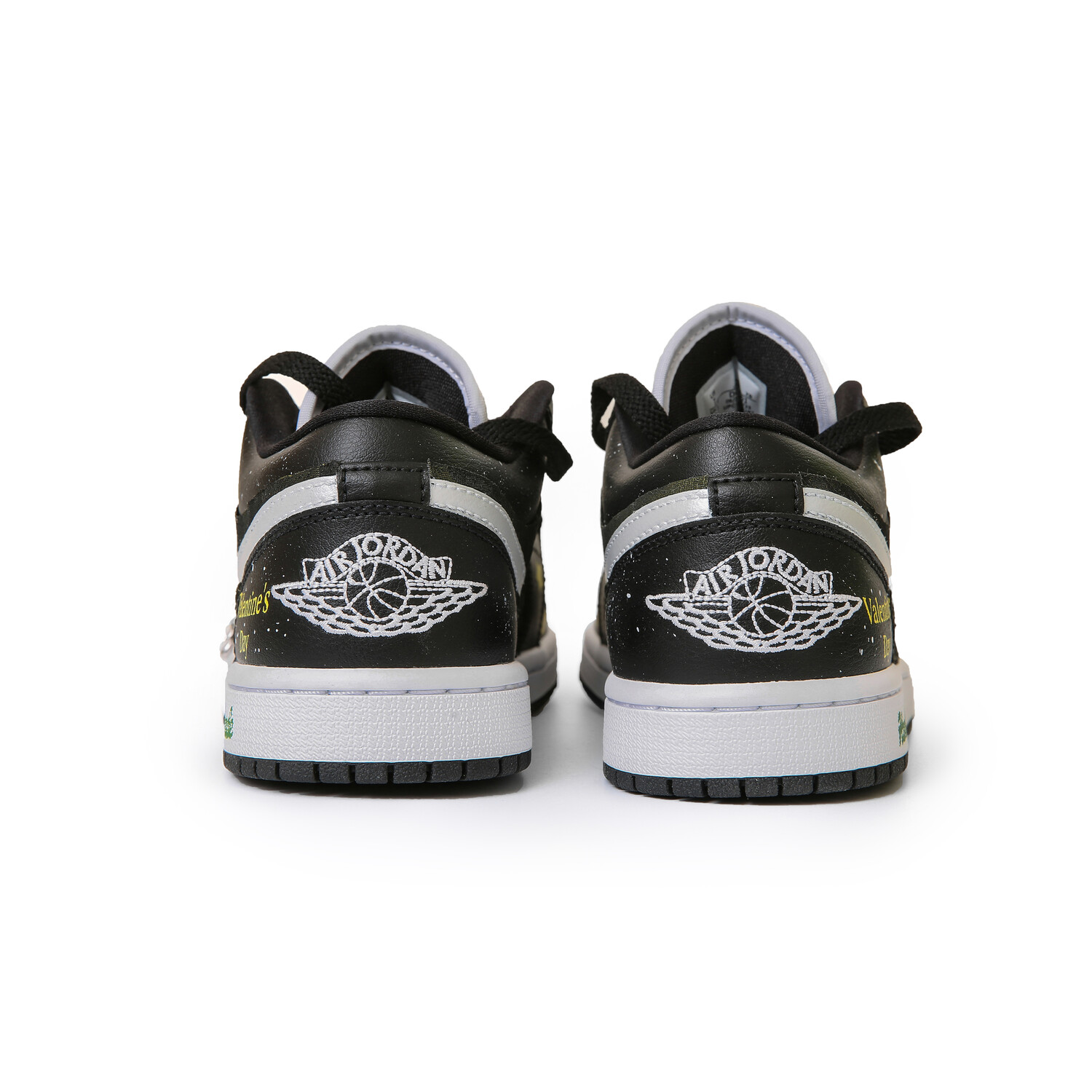 Jordan Air Jordan 1 винтажные баскетбольные кроссовки женские, Black — фото 4