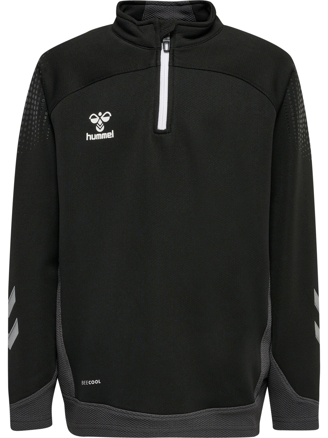 

Толстовка Hummel Mit Kurzem Reißverschluss Hmllead Half Zip Kids, черный