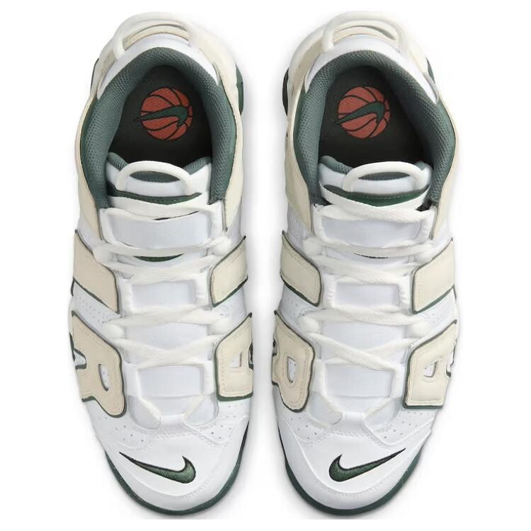 Мужские баскетбольные кроссовки Nike Air More Uptempo Vintage, Off-white — фото 3